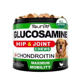 Youmile Hip & Joint Health Supplement For Dogs 120 Chews, Glucosamine Chondroitin MSM Dog Chews With Hyaluronic Acid, Liver Flavored Bone & Joint (Option: Hip  Joint Health Supplement)